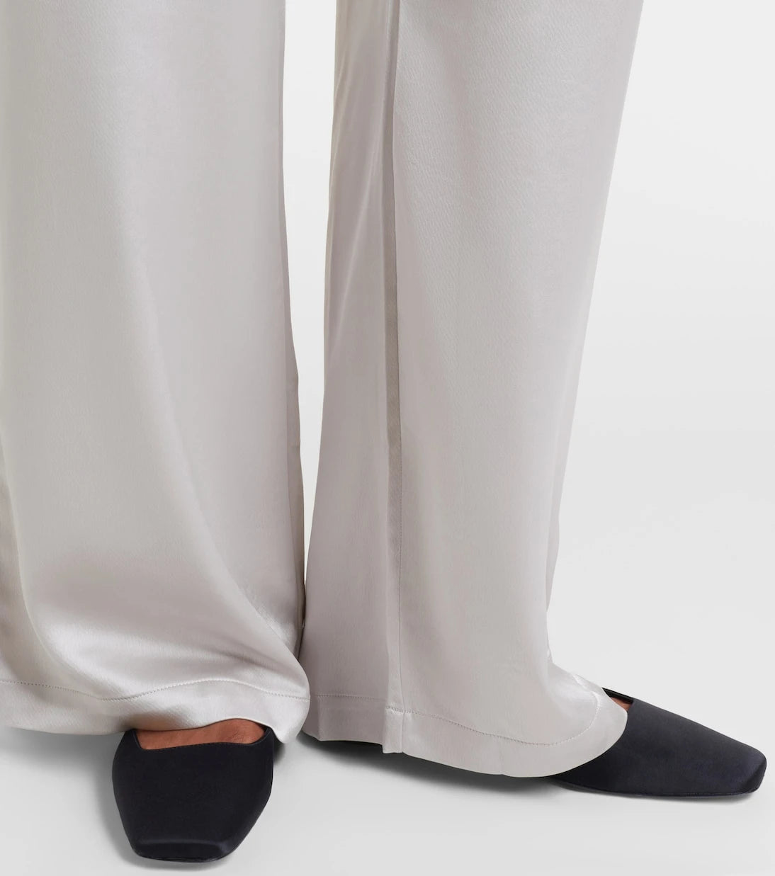 Leset - Barb satin wide-leg pants