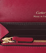 Red Calfskin Panthère de Cartier Mini Wallet