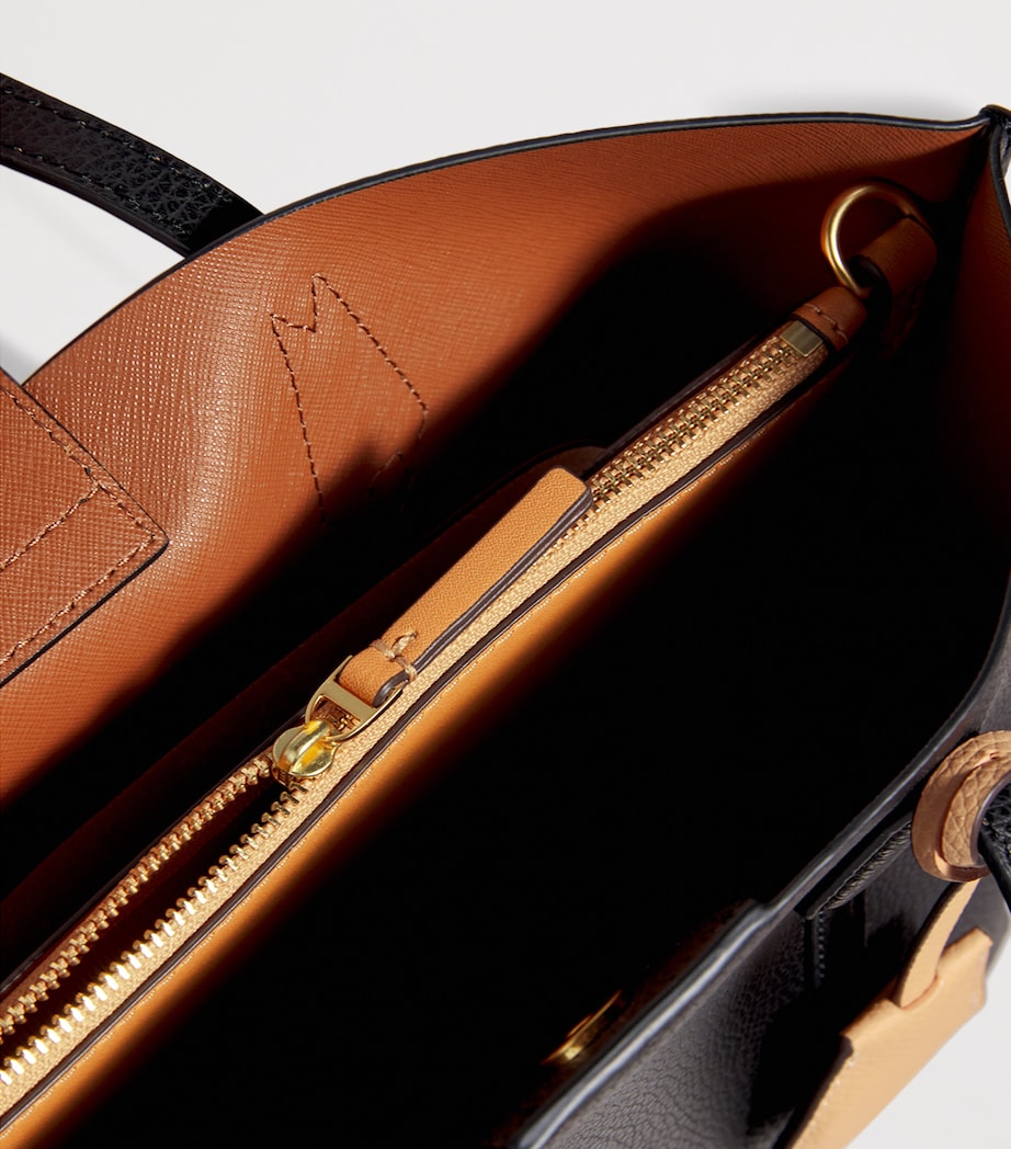 Tory Burch Black Small Leather Perry Cross-Body Bag