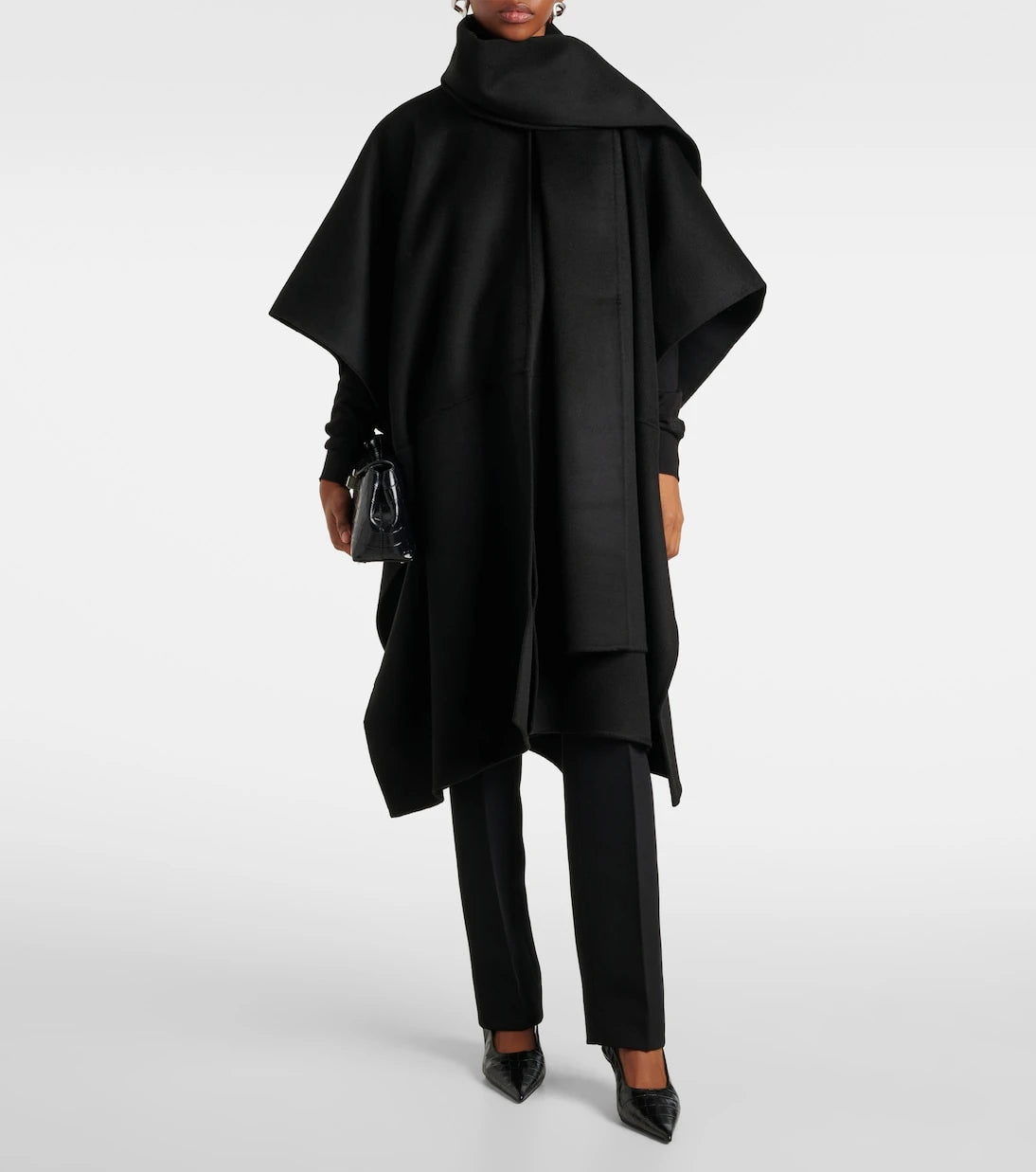 Toteme - Doublé scarf-detail wool coat