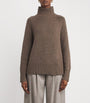 Max Mara Beige Wool-Cashmere Sweater