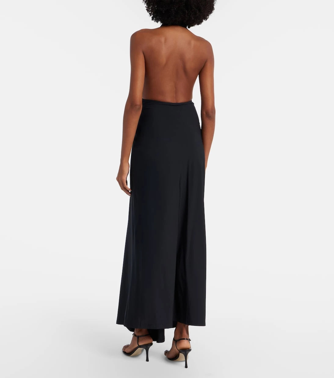 Christopher Esber - Embellished ruched jersey maxi dress