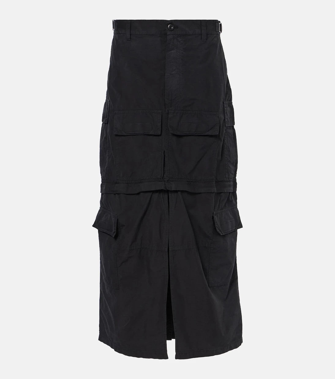 Balenciaga - Cotton-blend ripstop cargo skirt