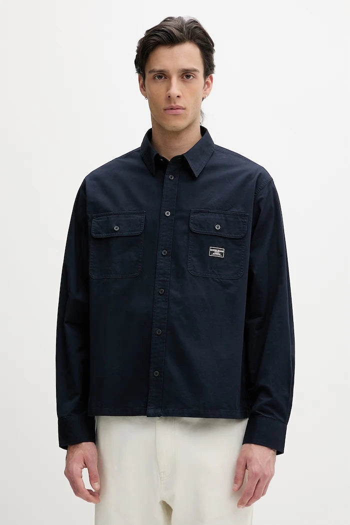 Guess Jeans риза мъжка от памук