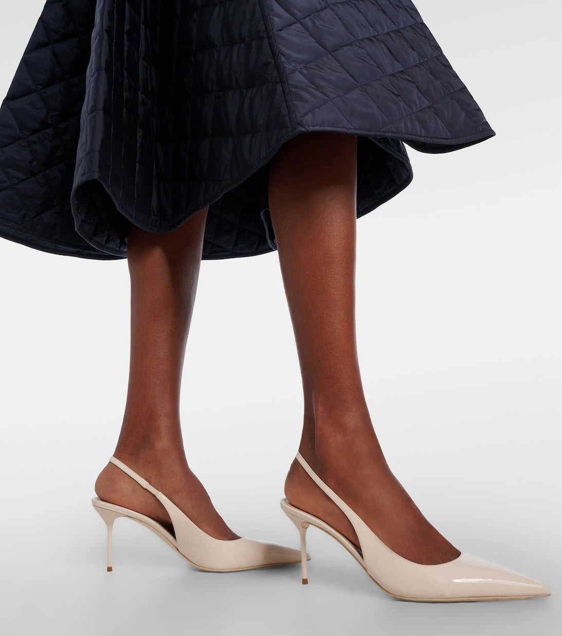 Paris Texas - Lidia 70 leather slingback pumps