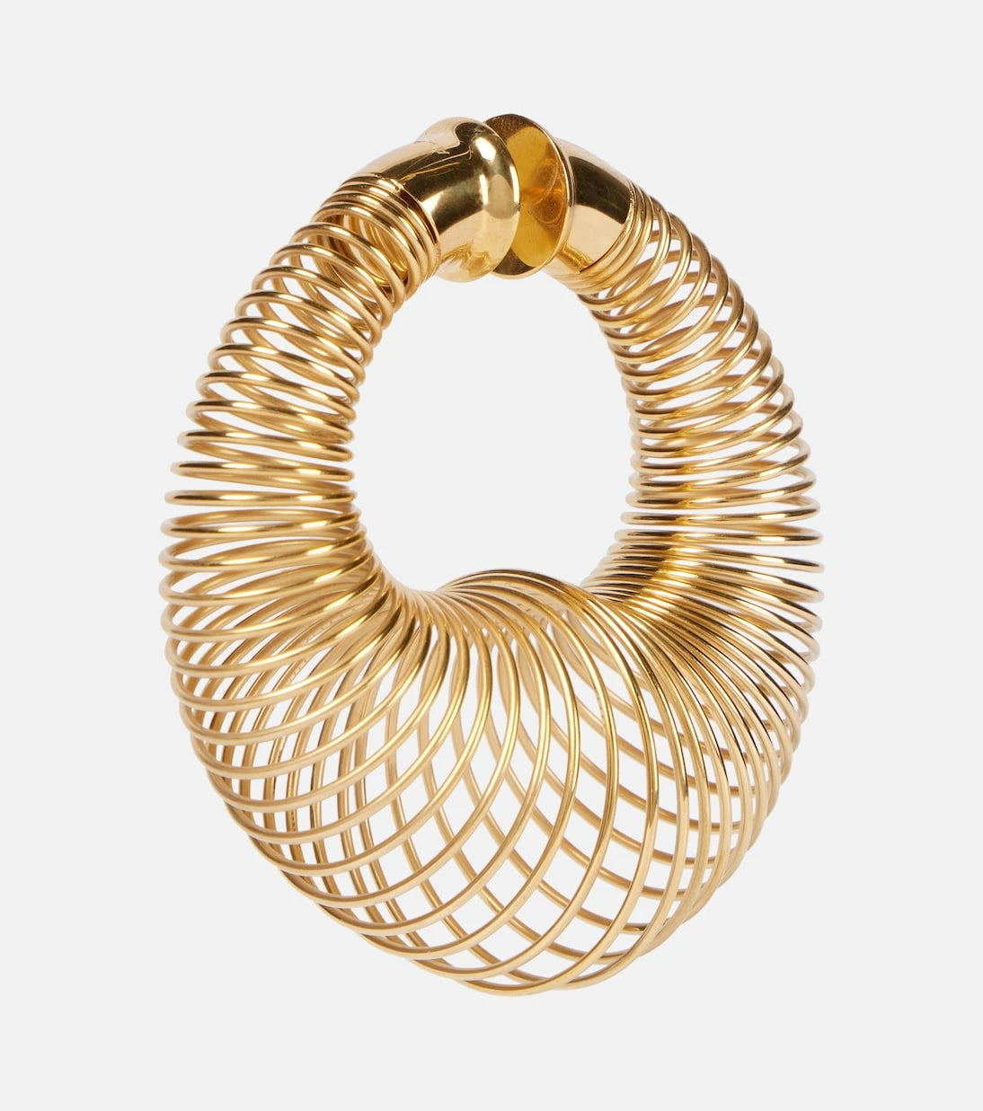 Alaïa - Spiral hoop earrings