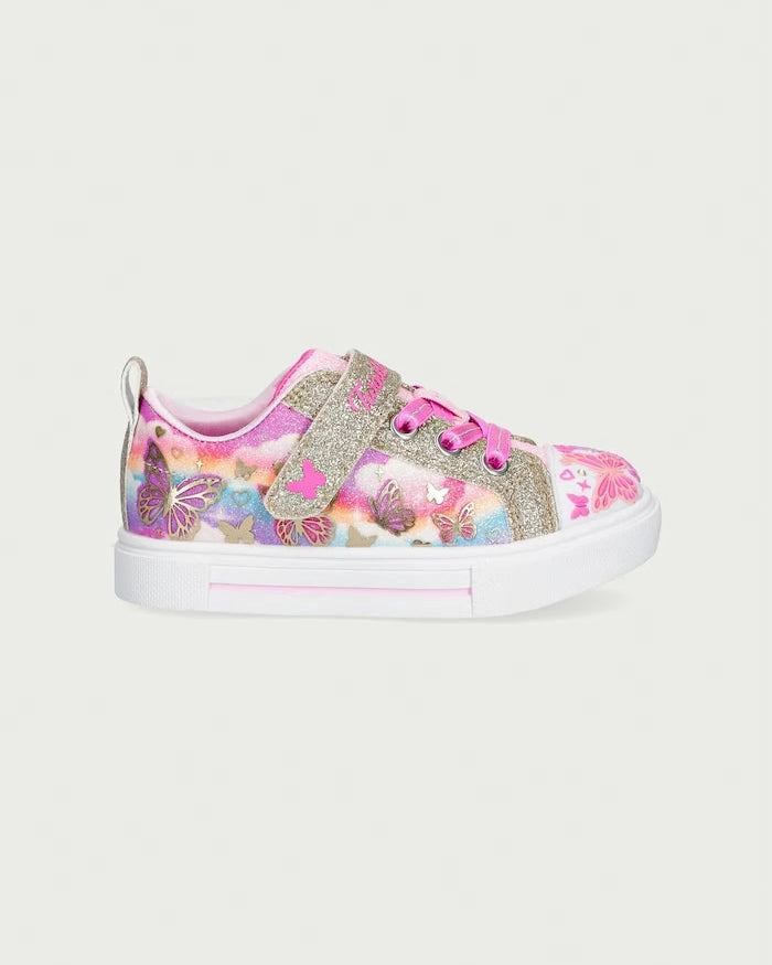 Skechers TWINKLE SPARKS - BUTTERFLY SK çocuklara yönelik düşük bilekli spor ayakkabı