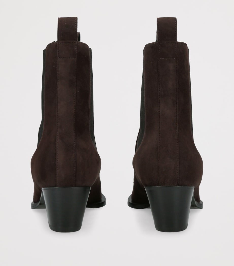 Toteme Brown Suede City Ankle Boots 50