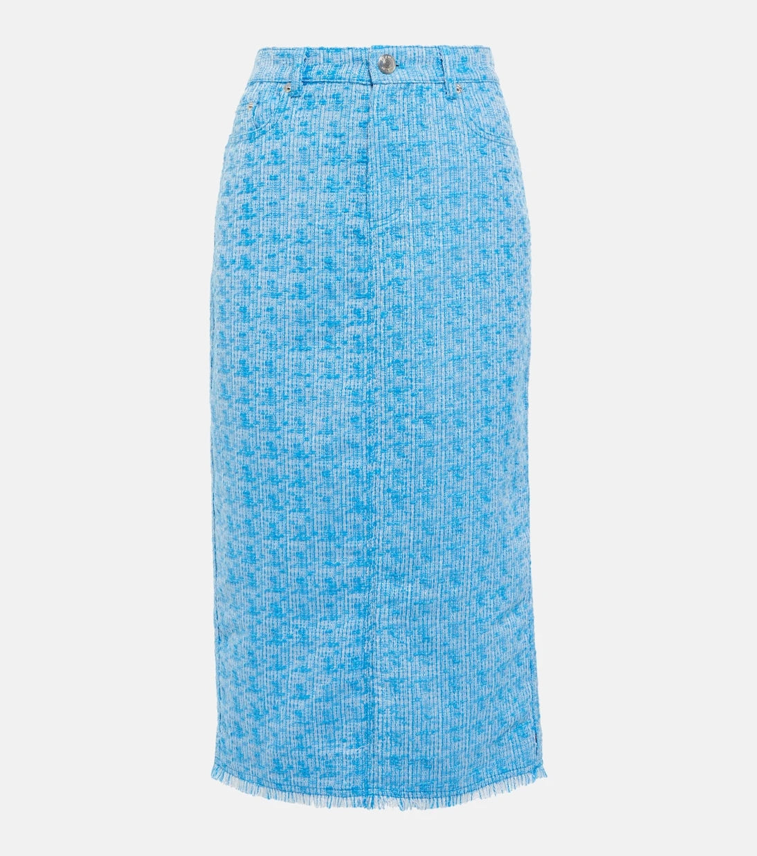 Staud - Guinevere tweed midi skirt