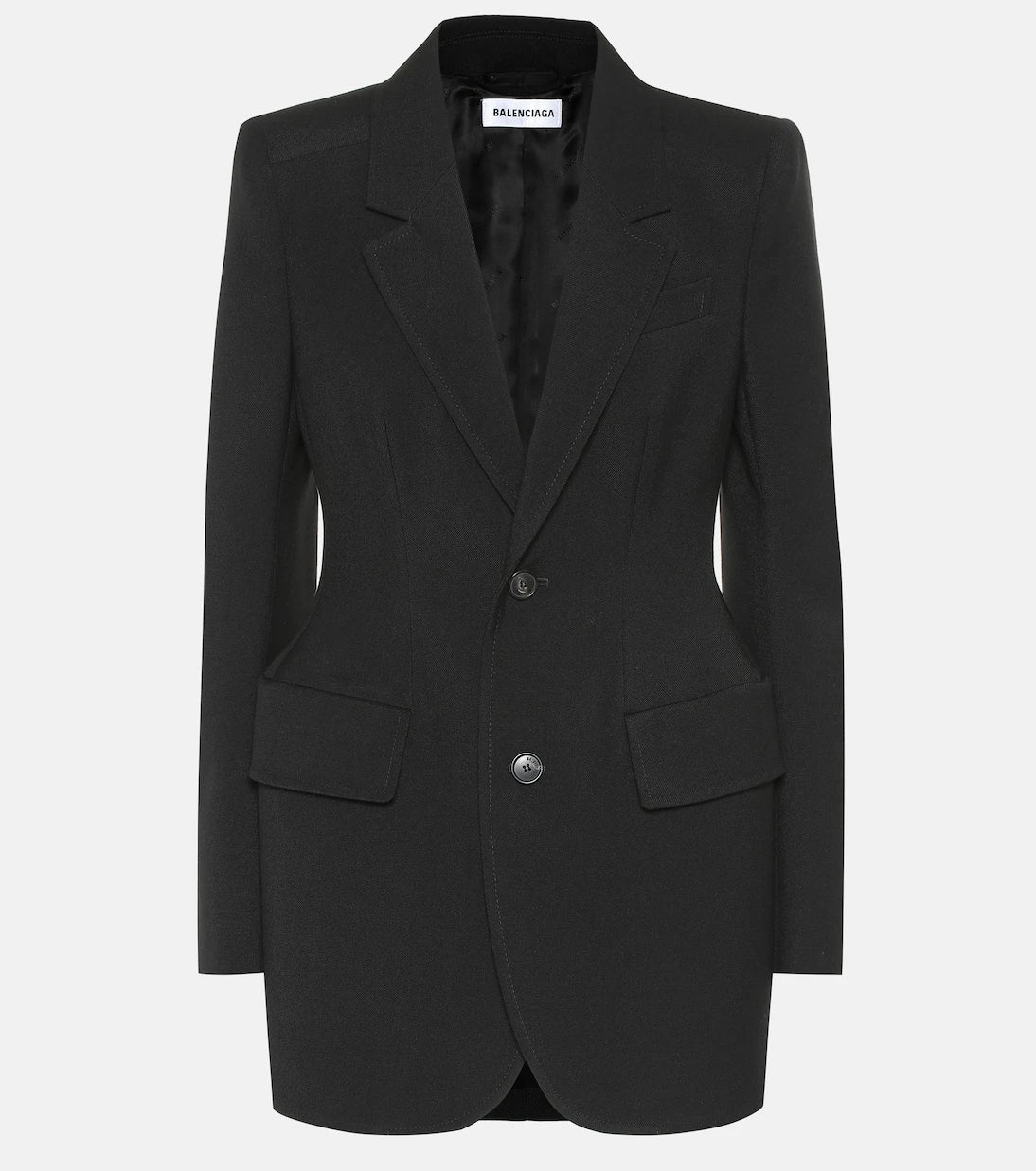 Balenciaga - Hourglass virgin wool blazer