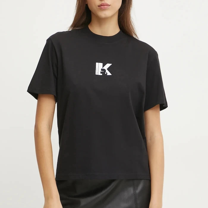 Karl Lagerfeld Jeans kadın pamuklu tişört