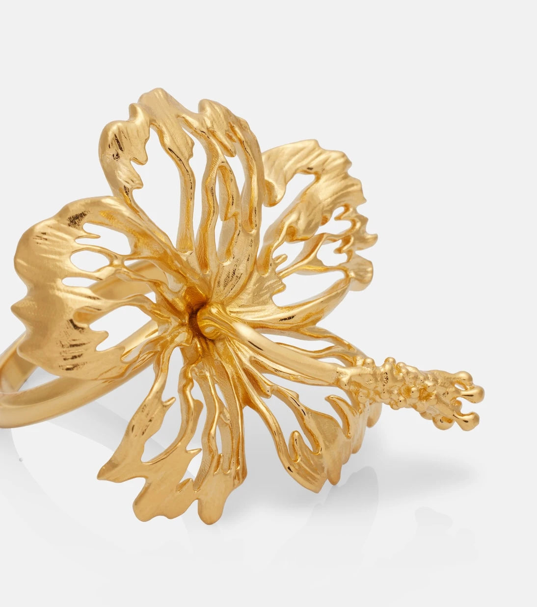 Oscar de la Renta - Hibiscus Flower ring