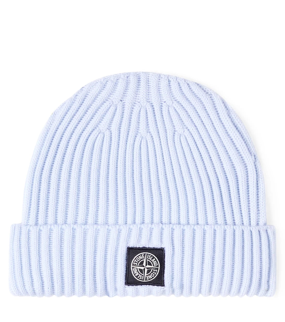 Stone Island Junior - Compass ribbed-knit virgin wool beanie