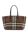 Burberry Brown Medium Check Tote Bag
