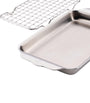 Stainless Steel Baking Pan with Cooling Rack (29cm)