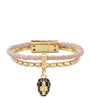 Bvlgari Leather Serpenti Forever Bracelet