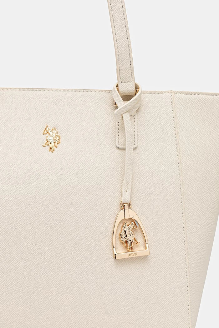 U.S. Polo Assn. Kadın Deri Görünümlü Alışveriş Çantası Jones