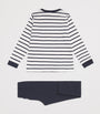 Petit Bateau Cotton Stripe Pyjama Set (4-12 Years)