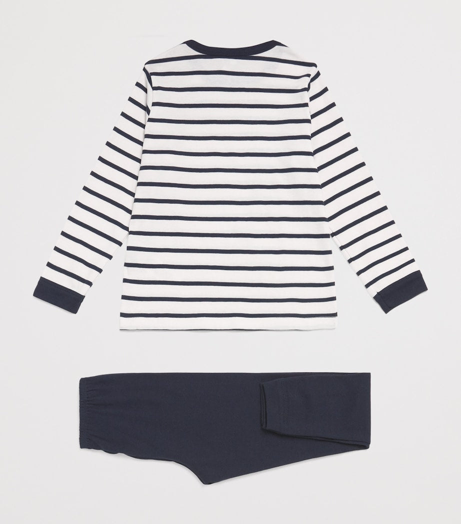 Petit Bateau Cotton Stripe Pyjama Set (4-12 Years)