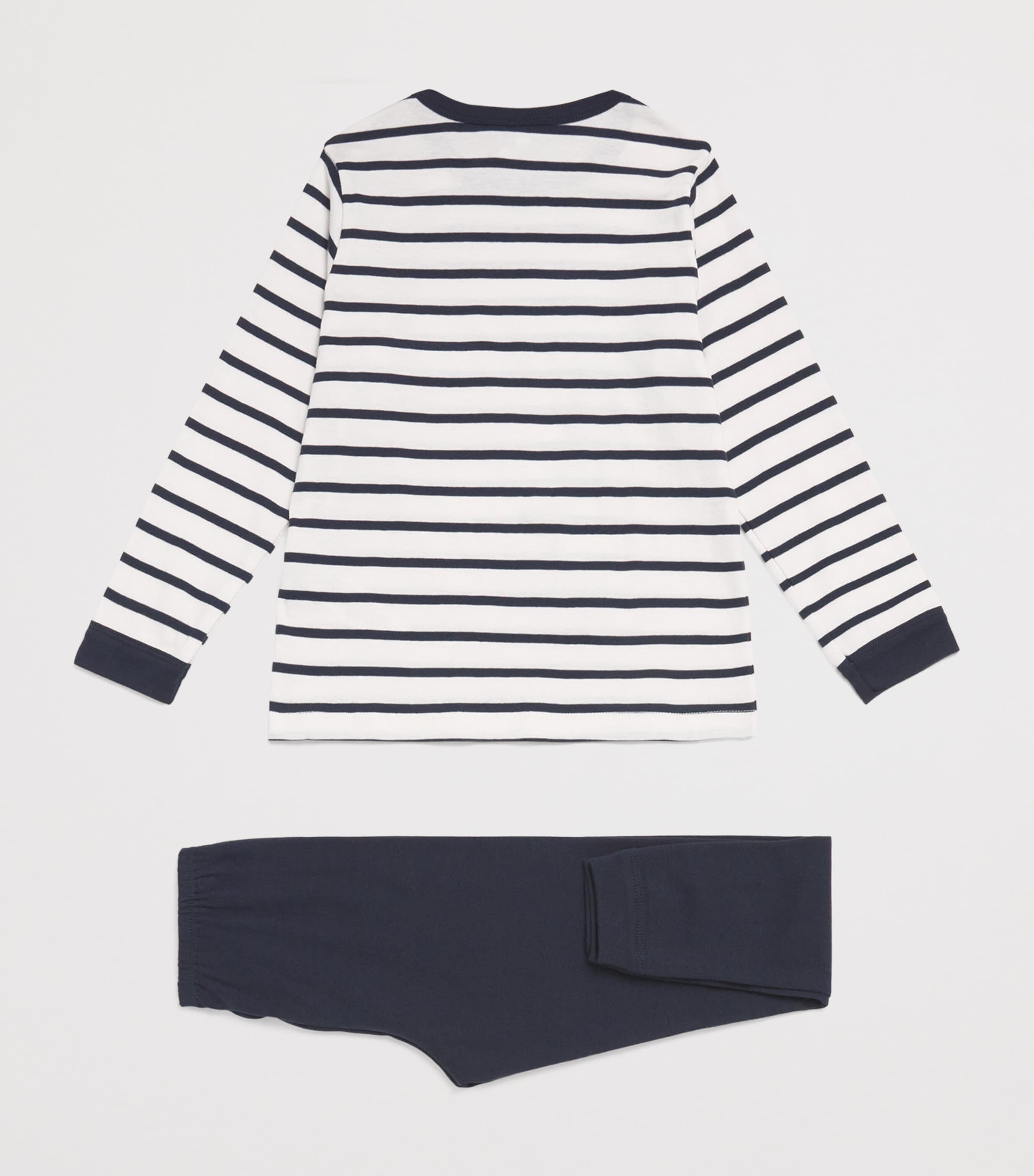 Petit Bateau Cotton Stripe Pyjama Set (4-12 Years)