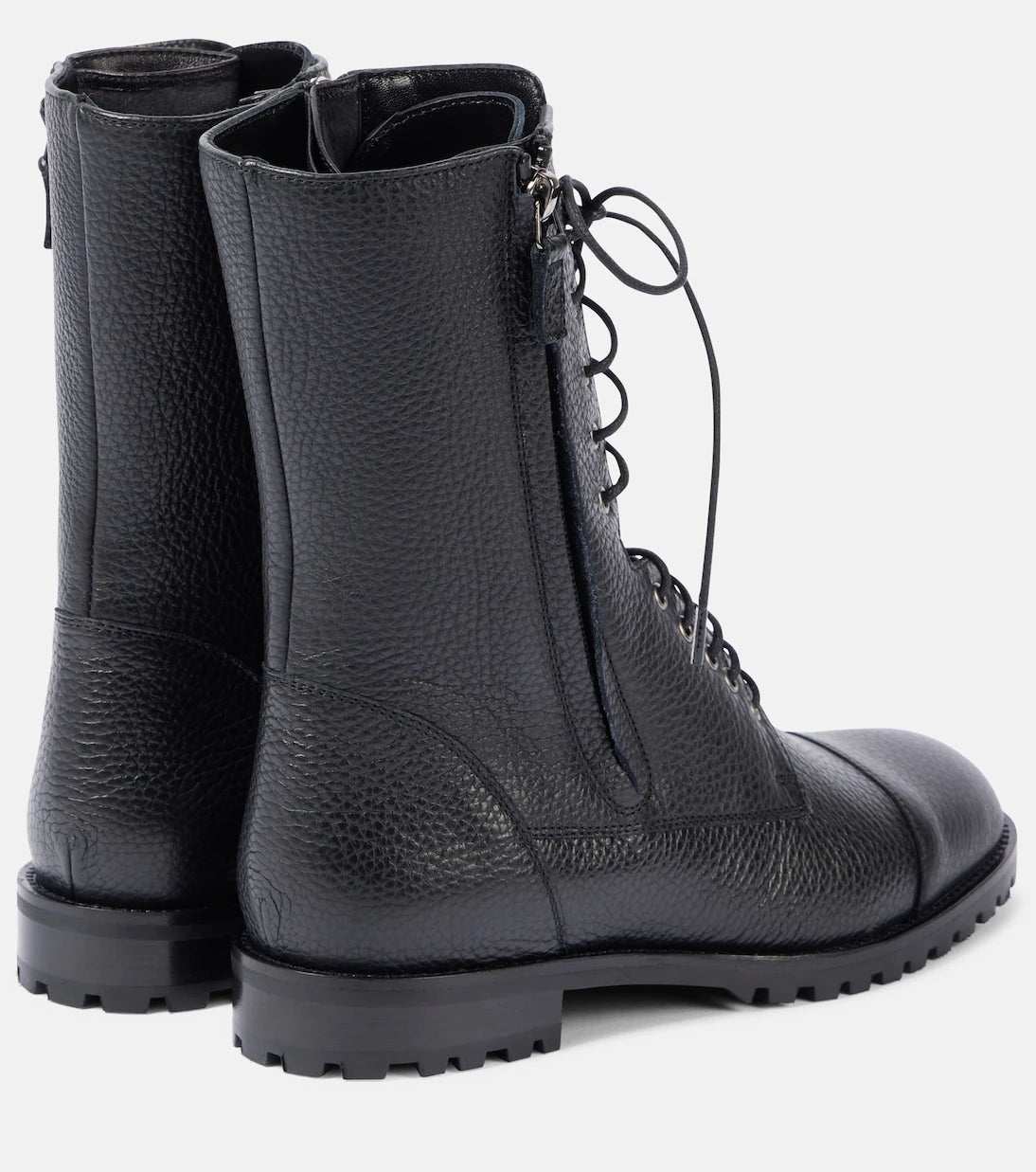 Manolo Blahnik - Lugata leather lace-up boots