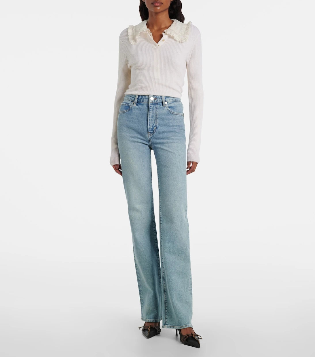 Frame - Arrow high-rise bootcut jeans