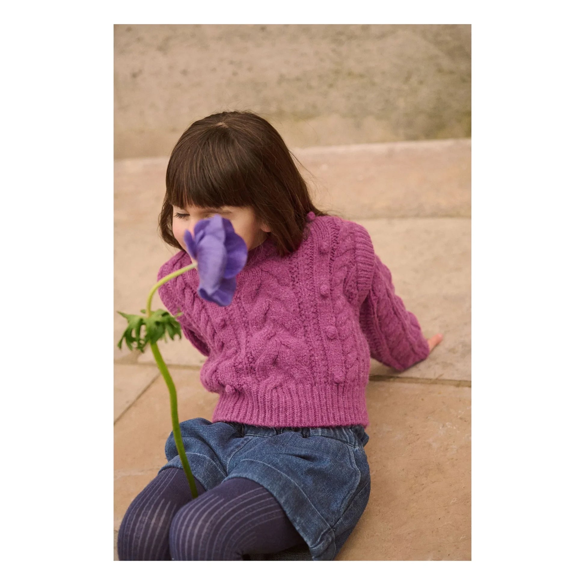 Louise Misha - Anikalia Wool Cable Sweater | Framboise