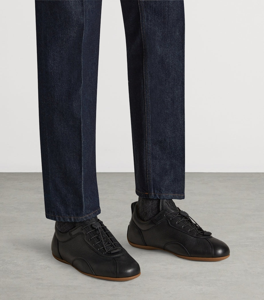 Dunhill Deerskin Davies Sneakers