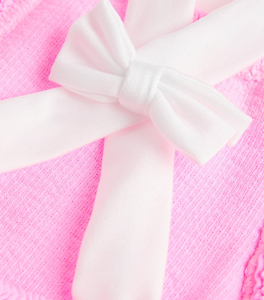 Hunza G Kids Ruffle-Trim Cross-Back Lara Swimsuit (2-6 Years)