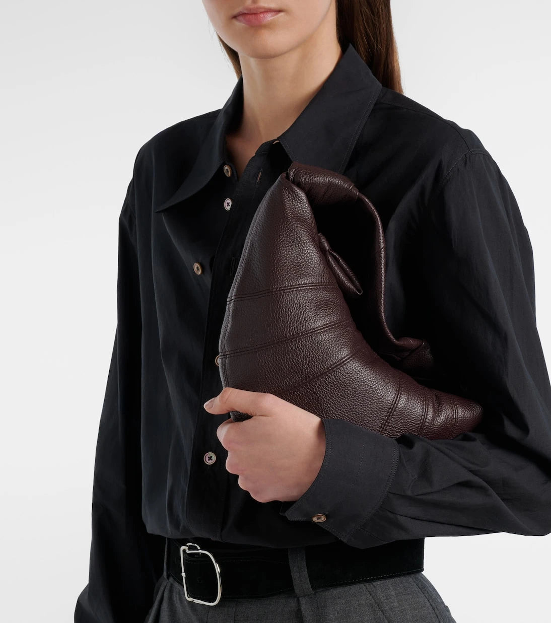 Lemaire - Fortune Croissant Mini leather bag