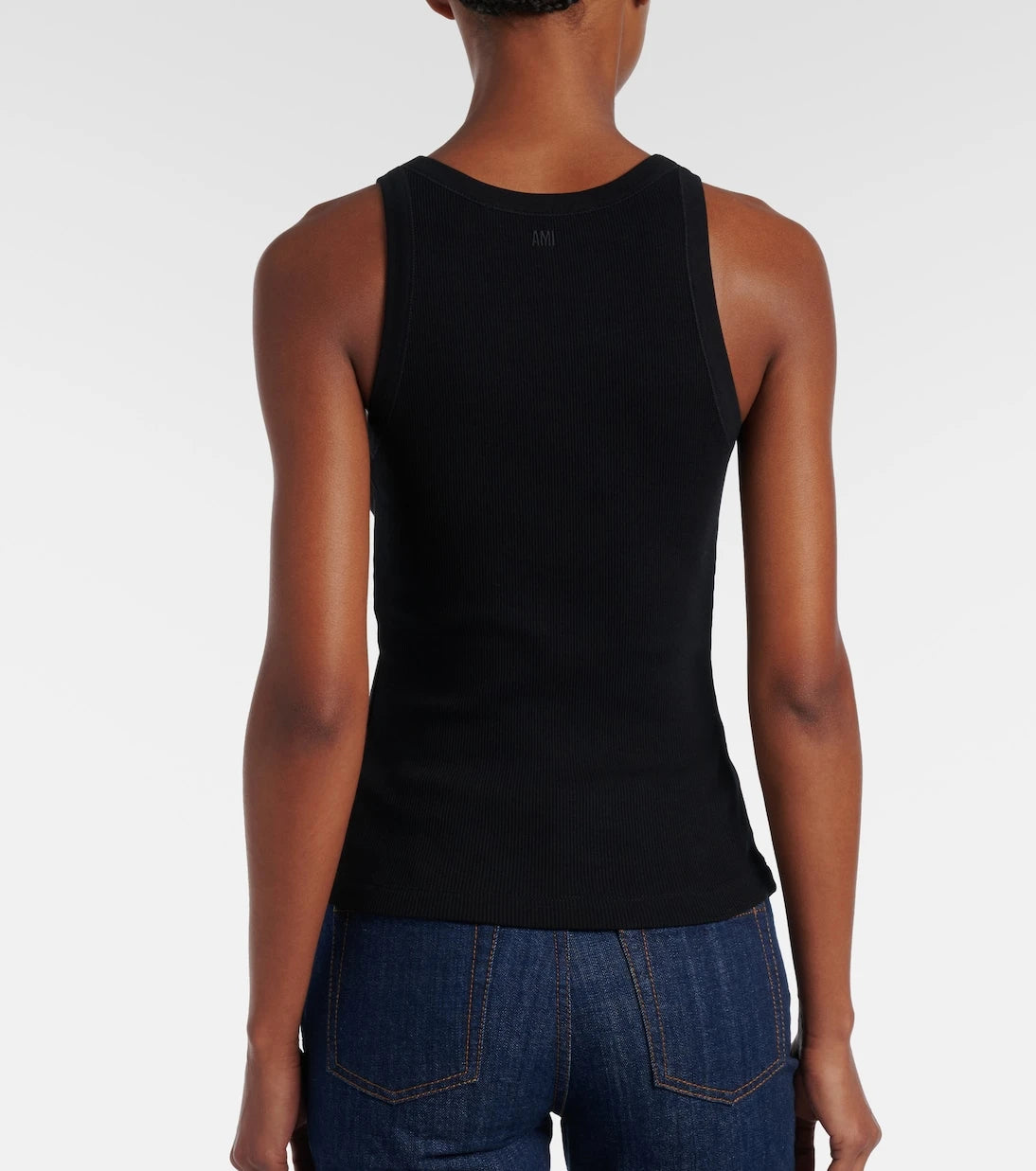 Ami Paris - Ami de Cœur cotton jersey tank top