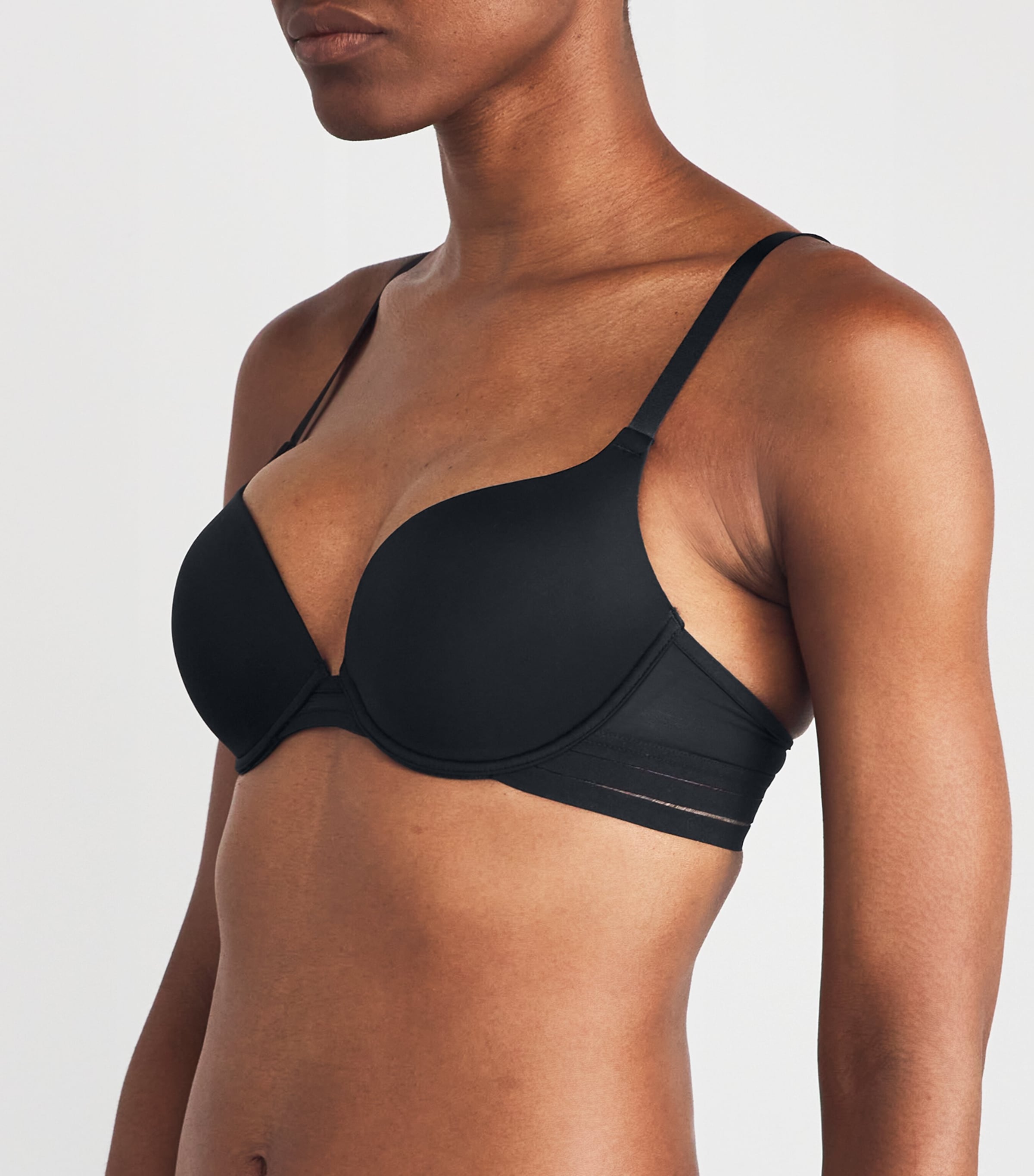 Maison Lejaby Black Nufit Plunge Bra