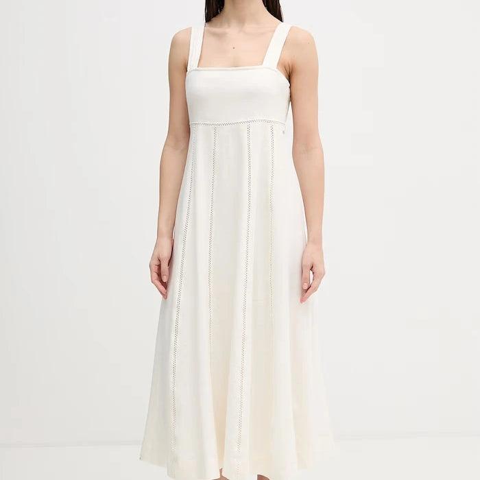 Рокля с лен Dkny