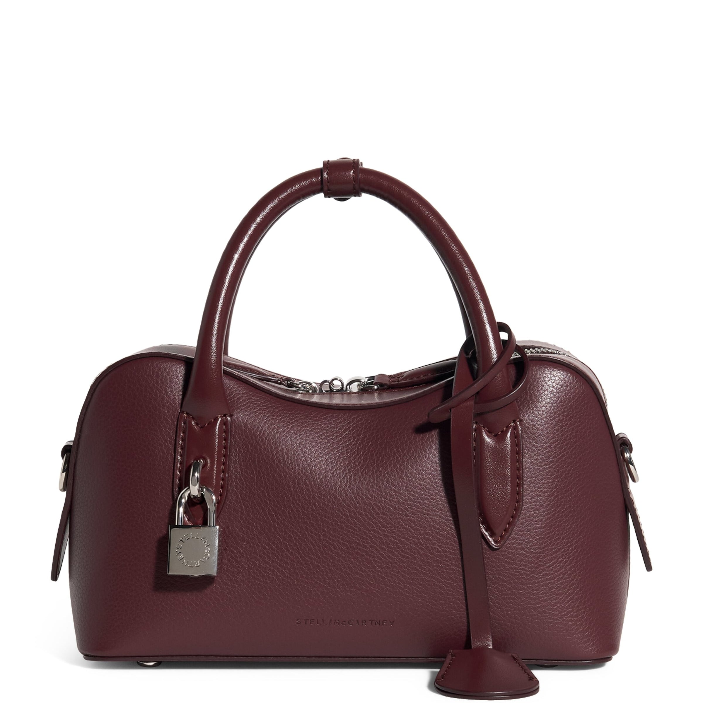 Stella McCartney Burgundy Tiny Ryder Top-Handle Bag