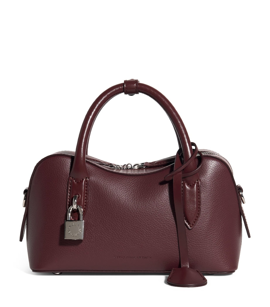 Stella McCartney Burgundy Tiny Ryder Top-Handle Bag