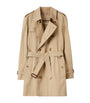 Burberry Yellow Short Kensington Trench Coat