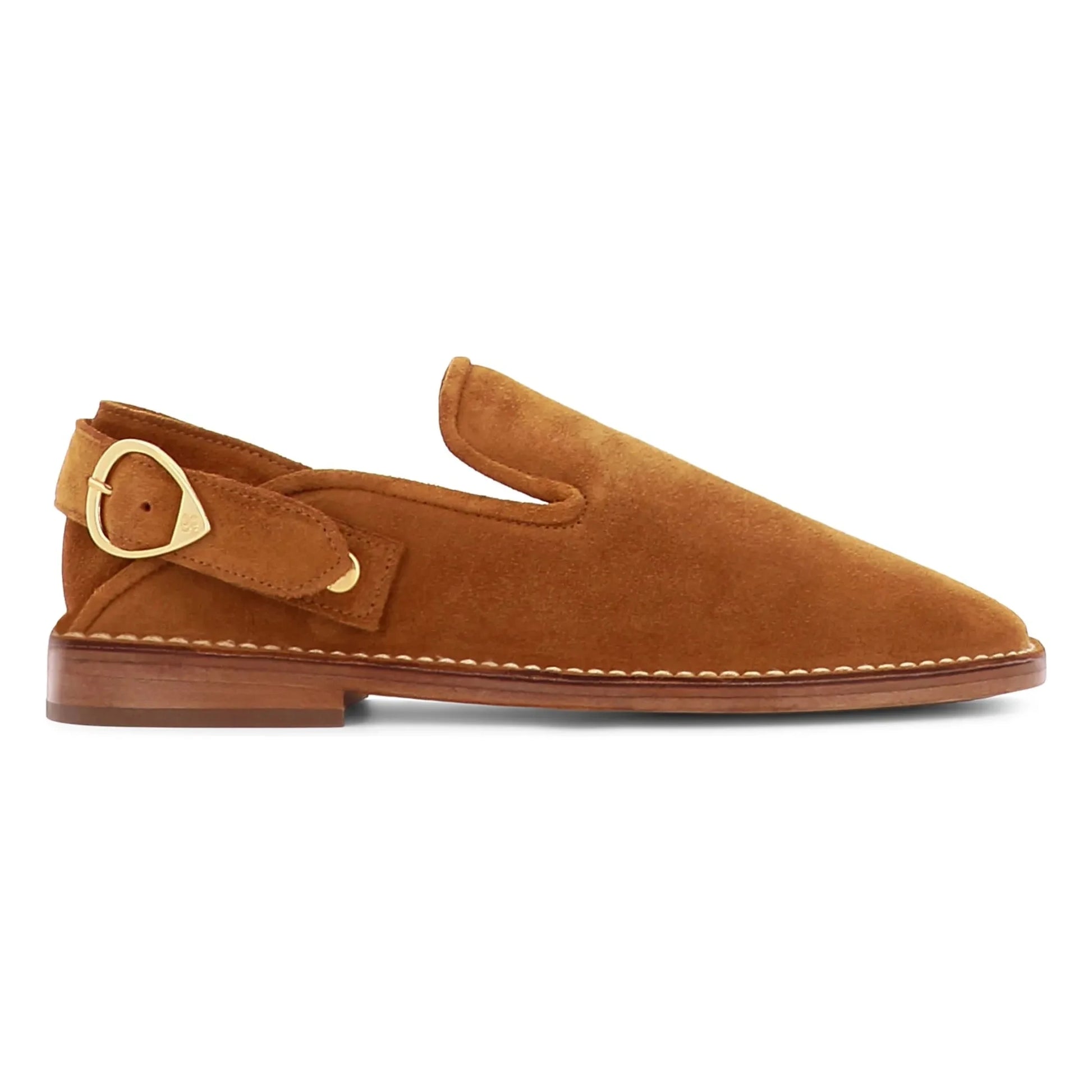 Socque Paris - Lucca Suede Loafers | Camel