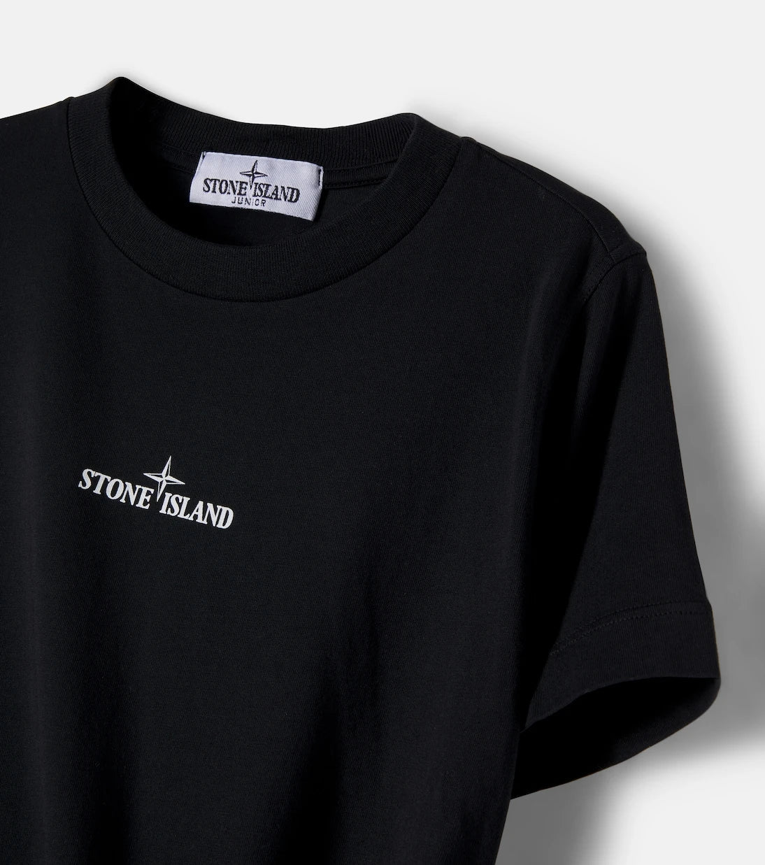 Stone Island Junior - Logo cotton jersey T-shirt