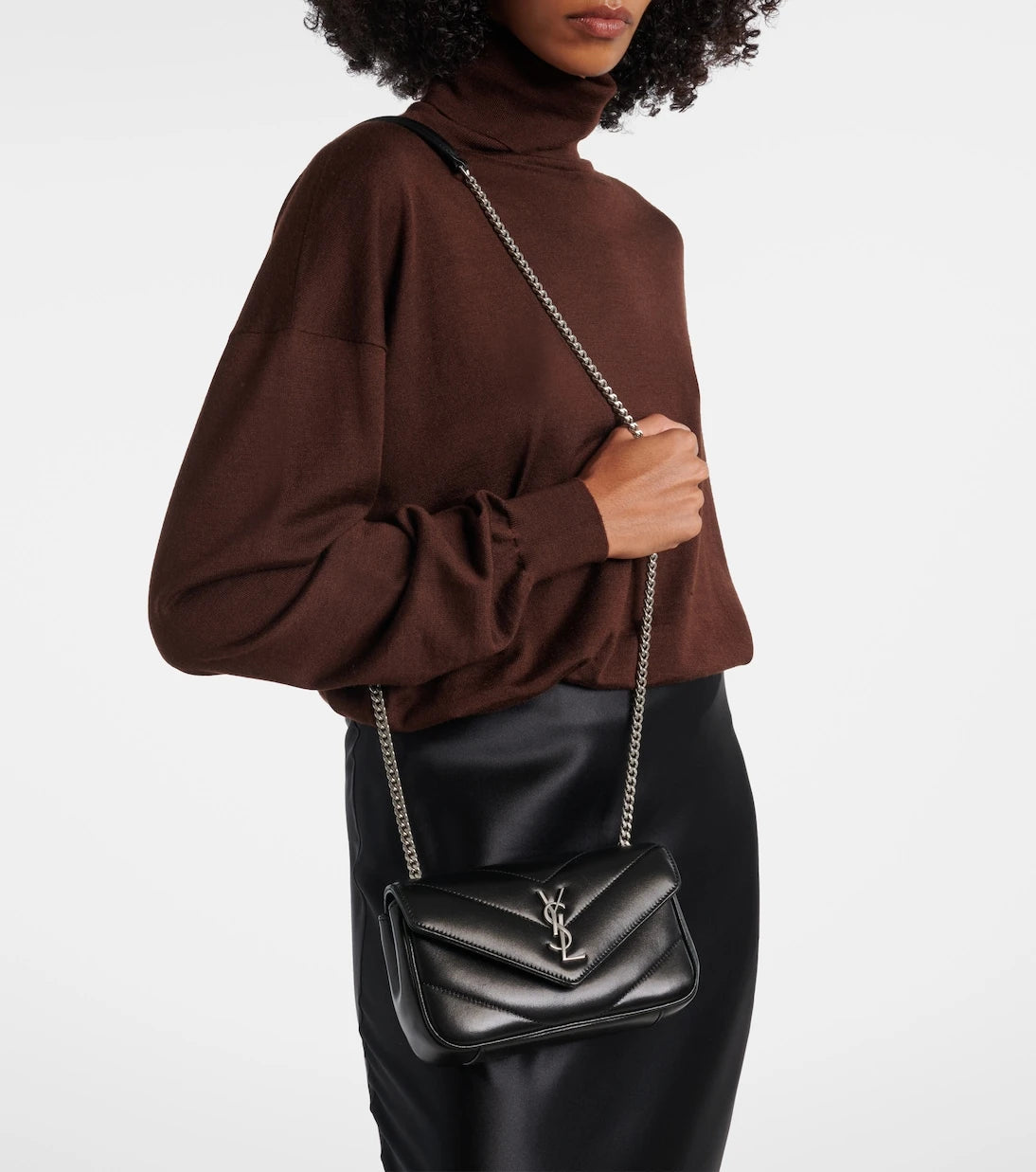 Saint Laurent - Loulou Mini leather crossbody bag