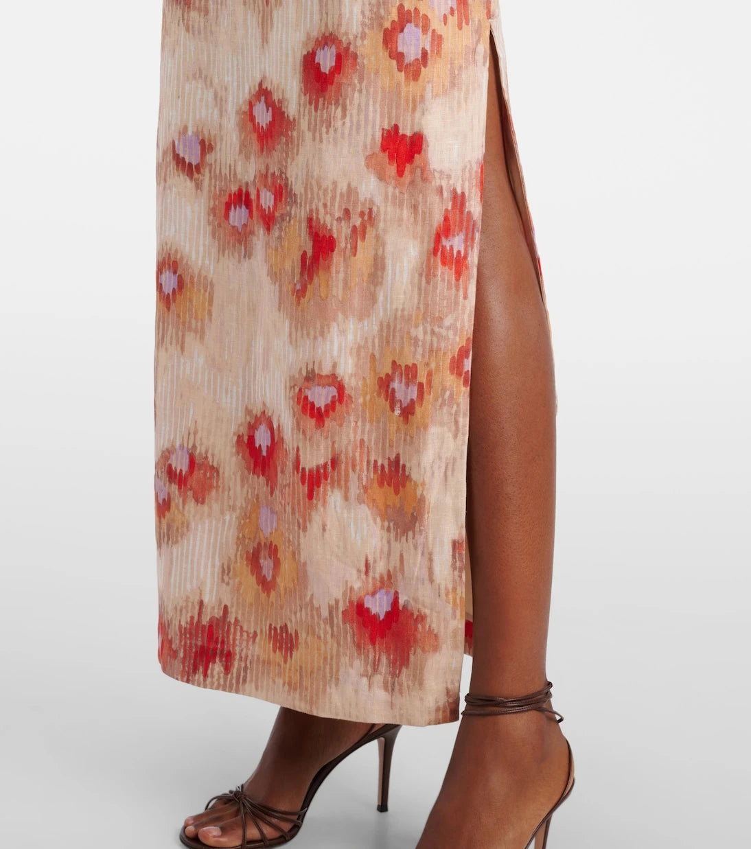 SIR - Bettina printed linen maxi dress