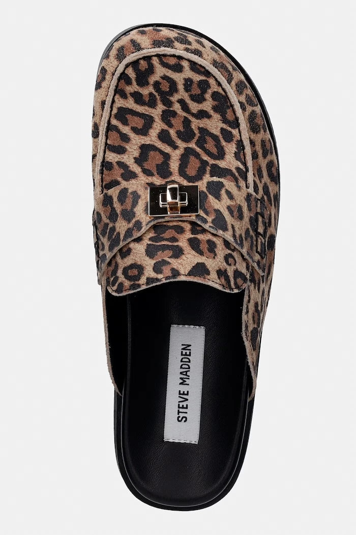 Steve Madden nubuk burnu kapalı kadın terlik ayakkabı Megg