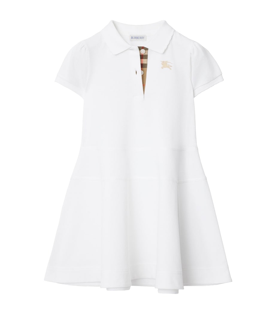 Burberry Kids Cotton EKD Polo Dress (3-12 Years)