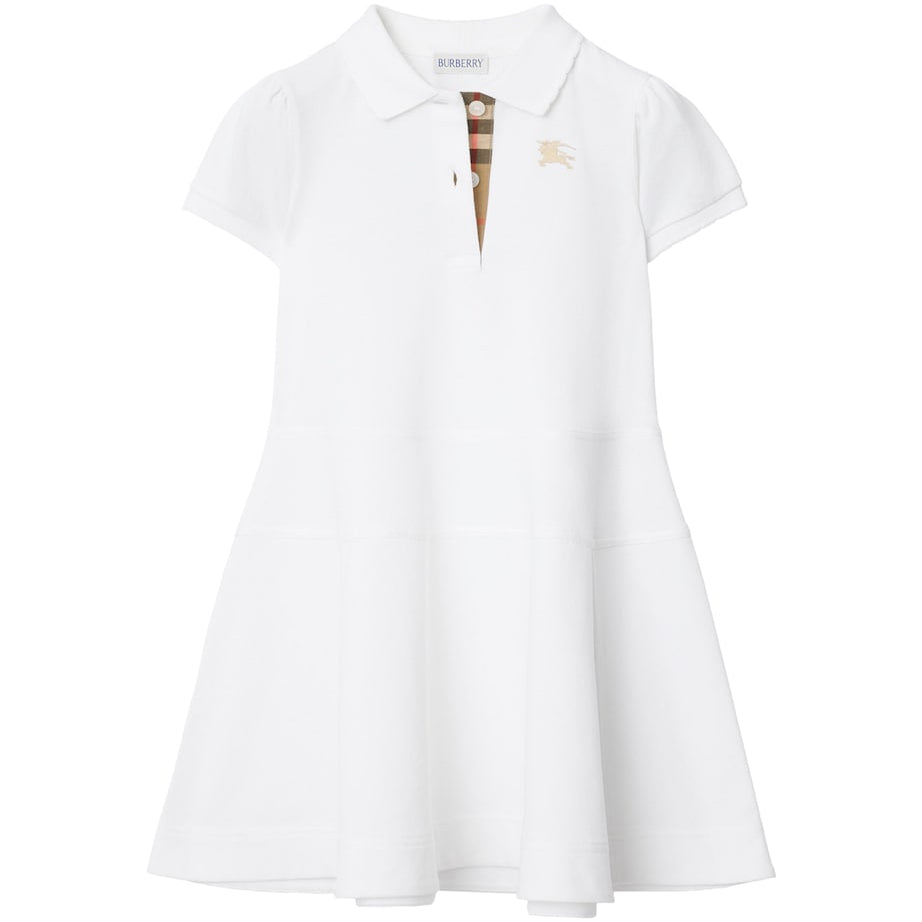 Burberry Kids Cotton EKD Polo Dress (3-12 Years)