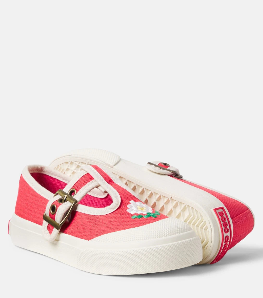 Bobo Choses - Pixel Daisy embroidered sneakers