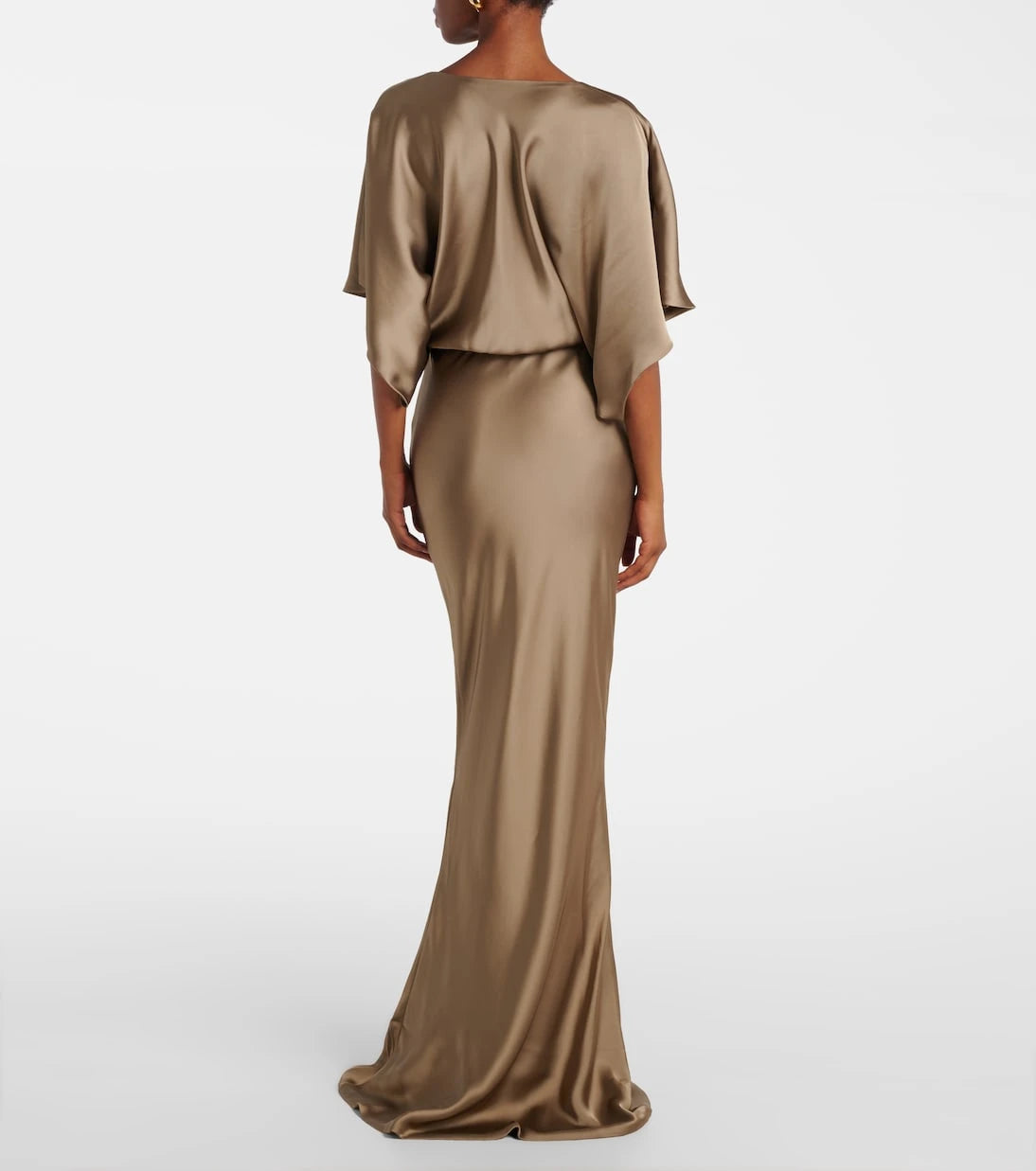Norma Kamali - Obie satin gown