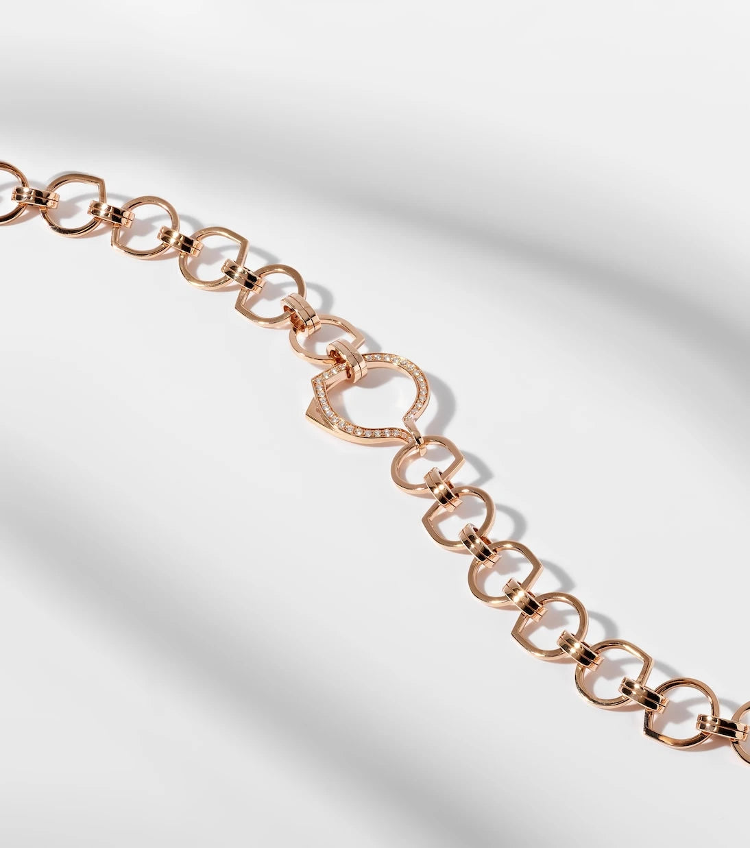 Repossi - Antifer 18kt rose gold necklace with diamonds