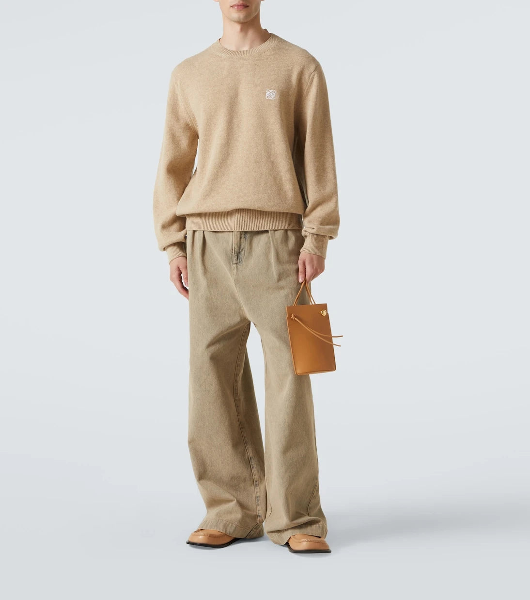 Loewe - Pebble Dice leather shoulder bag
