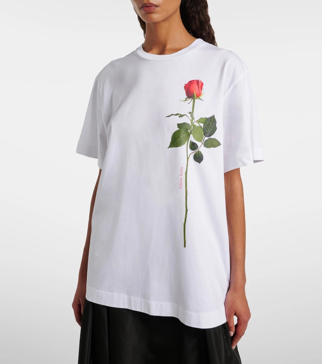 Simone Rocha - Printed cotton jersey T-shirt