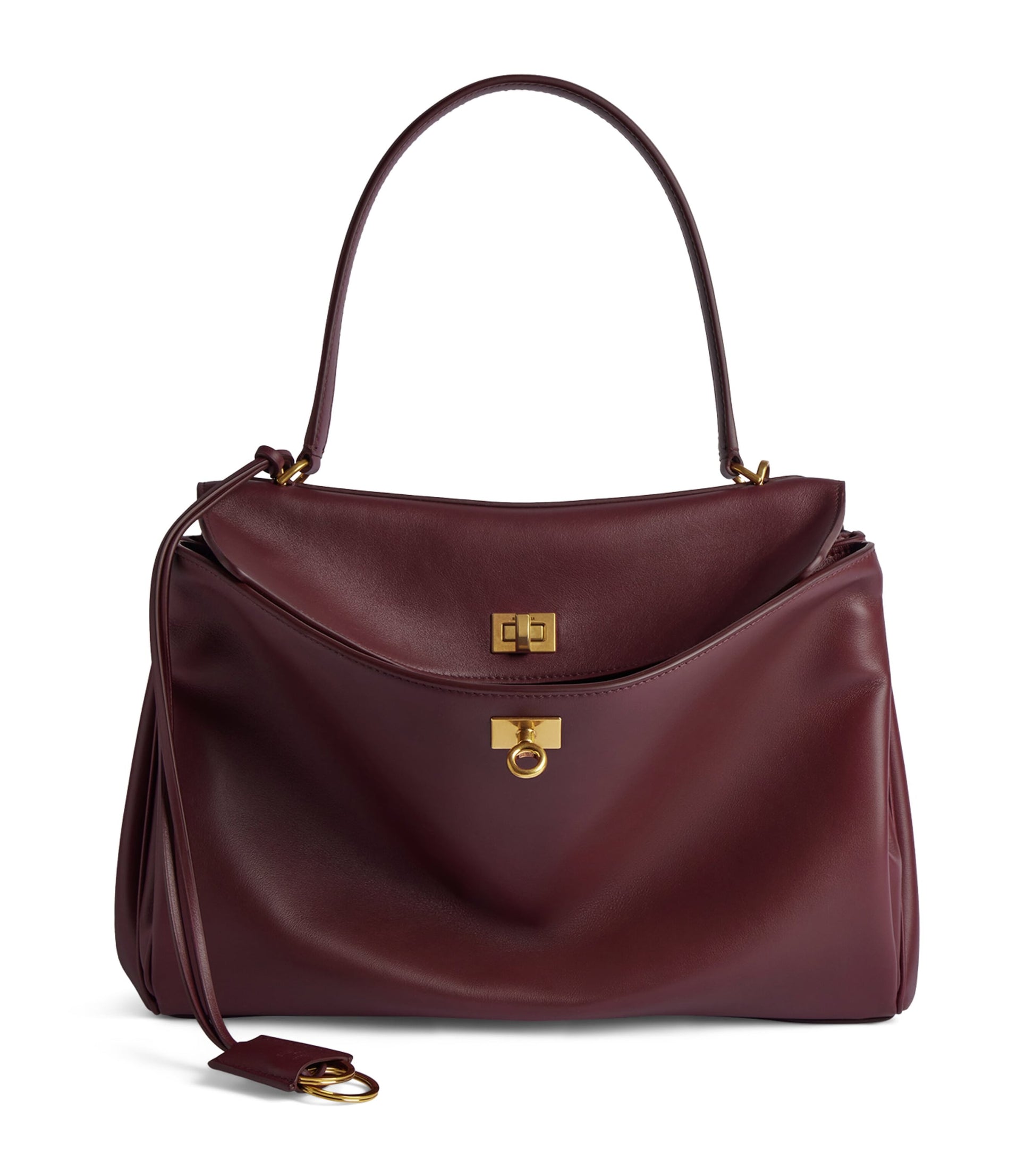 Balenciaga Red Leather Rodeo Top-Handle Bag 6034