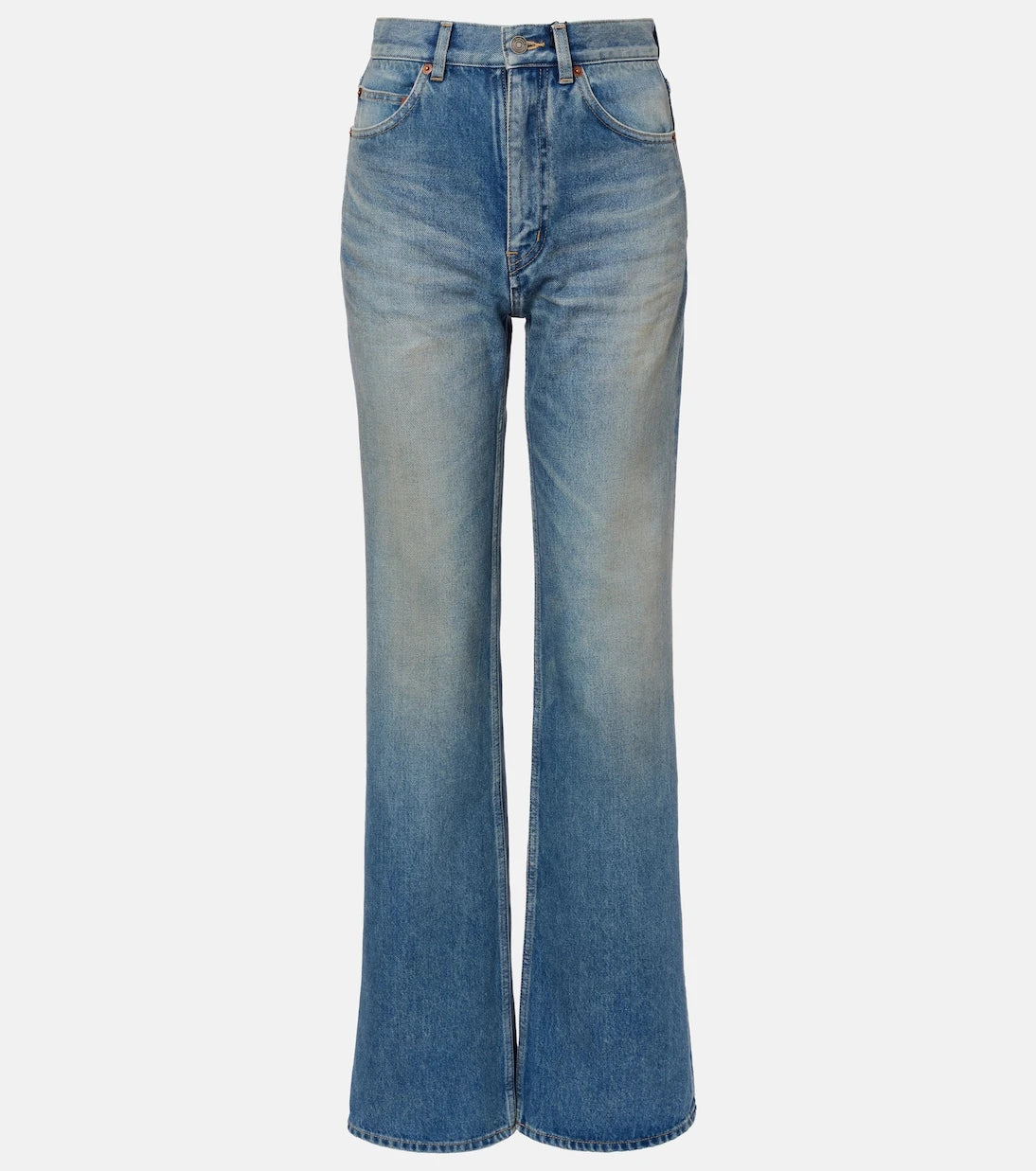 Saint Laurent - 70's high-rise wide-leg jeans